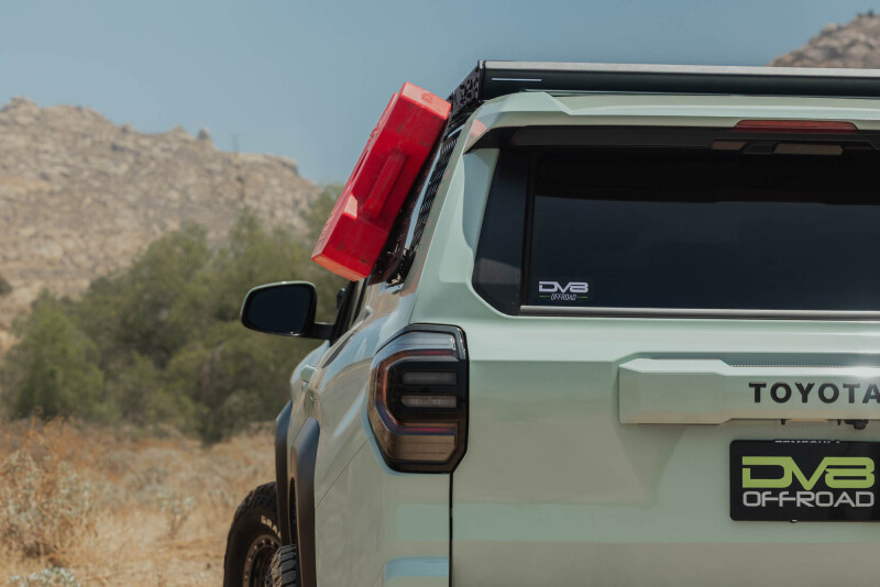 Toyota 4Runner Exterior Window Molle - Driver Side - DV8 Offroad - For DV8 Roof Rack - Black Powder Coated - `25-`26